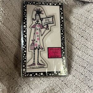 Dolly Mama by Silversti “Fairy God Mother” Beaded Plastic Bookmark- RARE